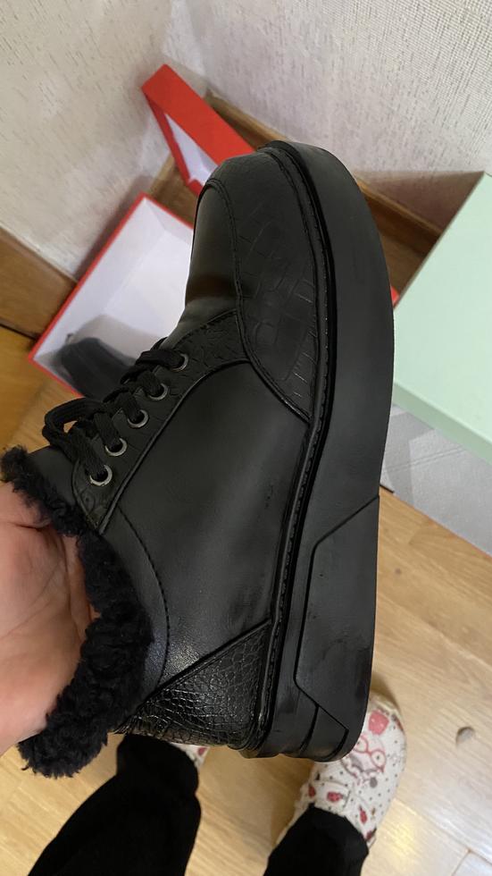 Обувь зимние кожаные 