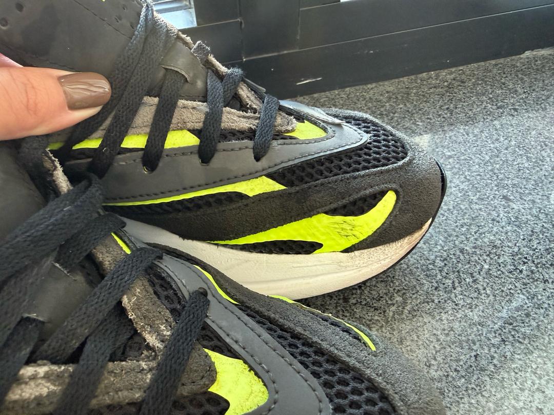 Adidas Кроссовки adidas спортивные черно-зеленые — фото 2