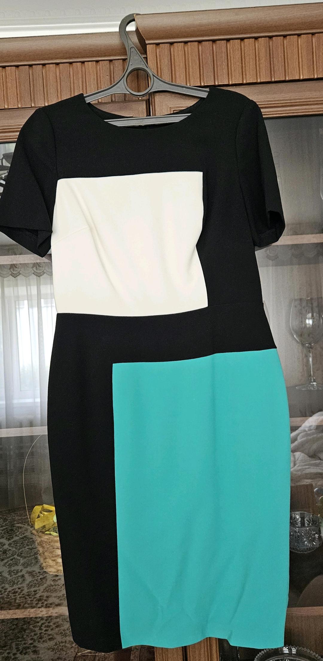M&S Платье  футляр офисное на подкладе. — фото 2