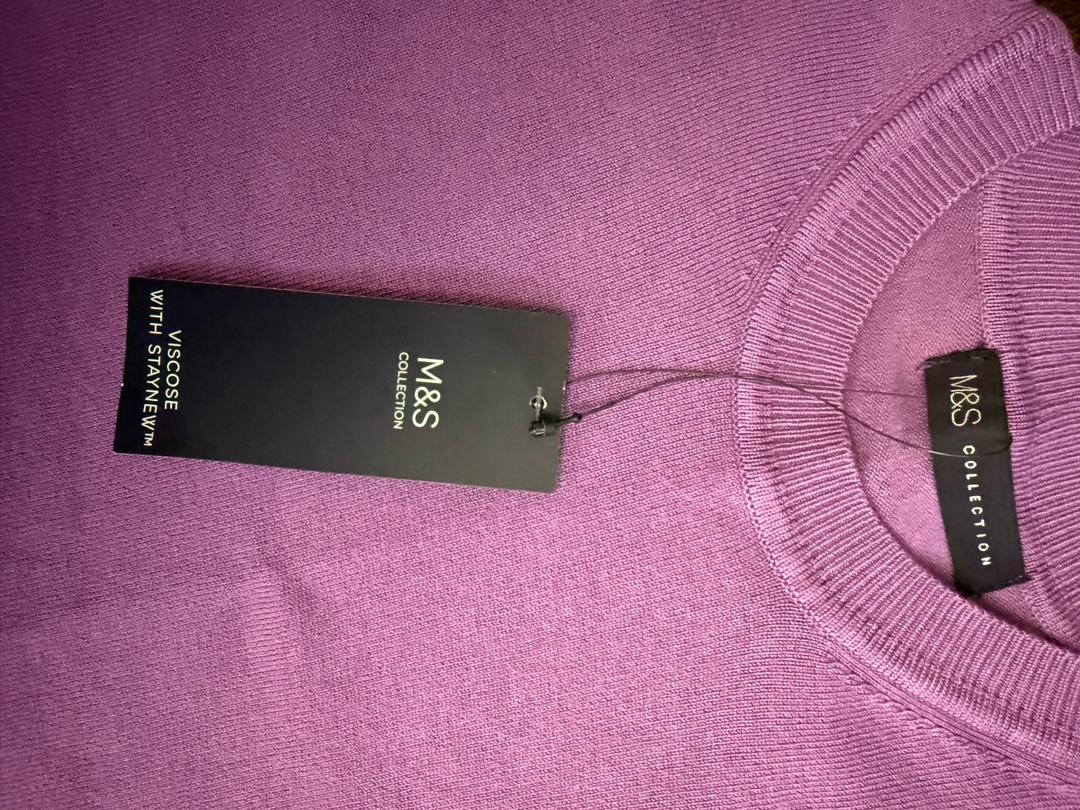 Marks & Spencer Фиолетовый топ M&S — фото 2