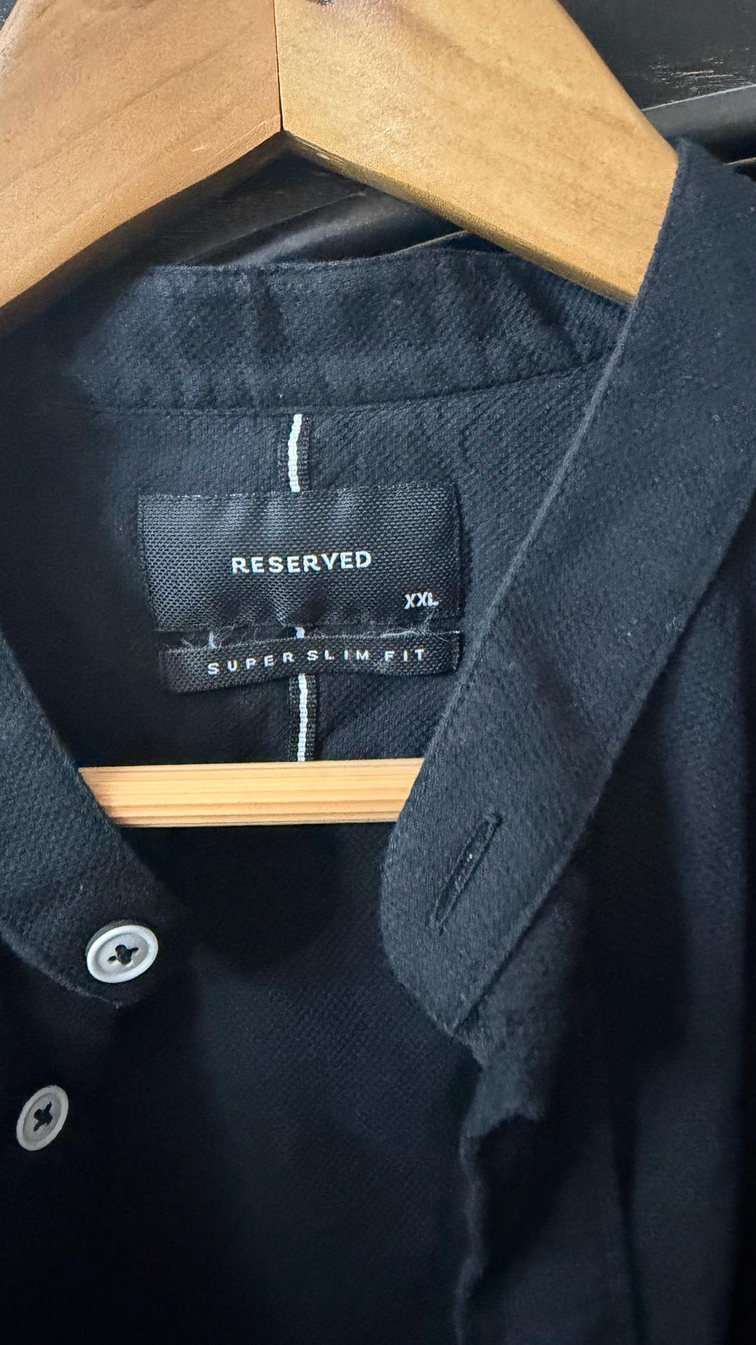 Reserved Мужская рубашка RESERVED с воротником-стойкой — фото 2