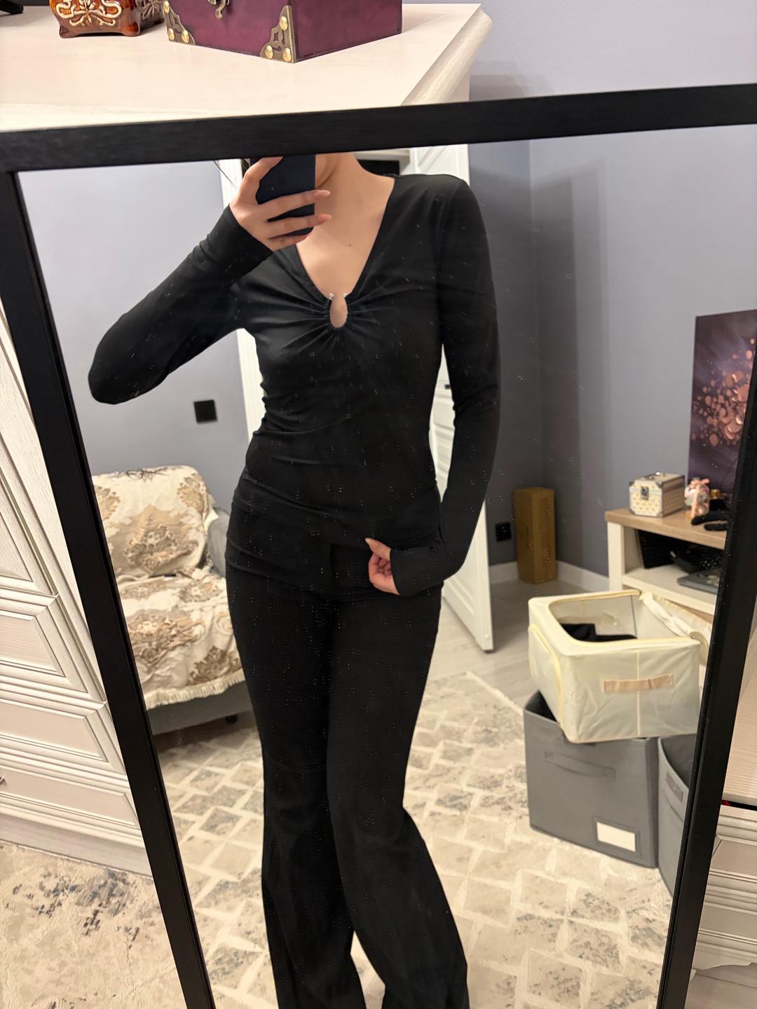H&M черный лонг — фото 2