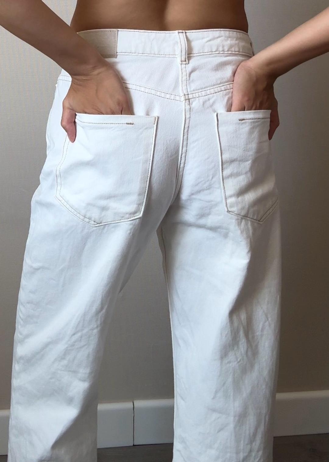 Zara Белые джинсы Zara — фото 2