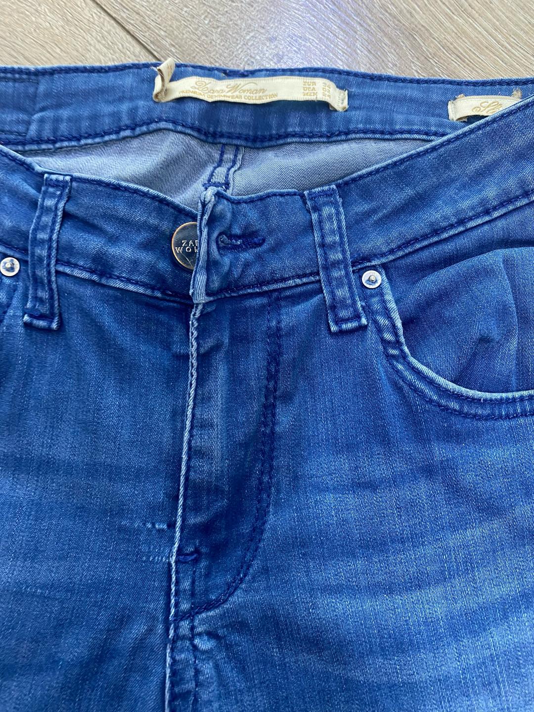 Zara Zara Woman + Zara Basic — две пары женских джинсов — фото 2