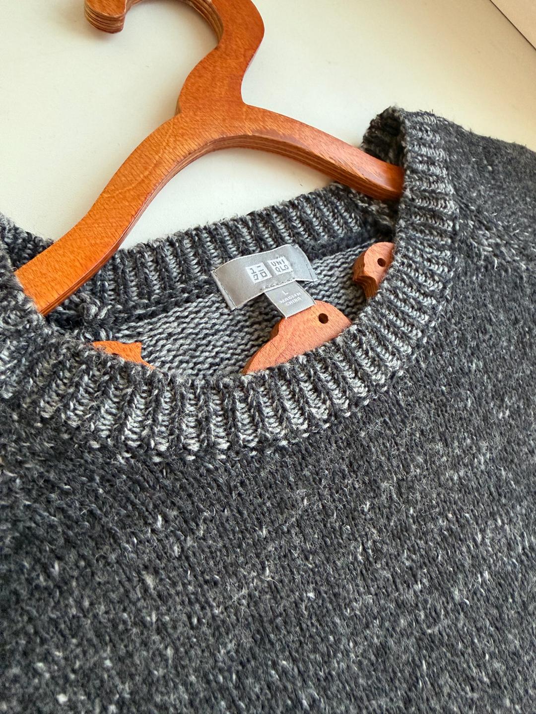 Uniqlo Серый свитер heattech Uniqlo — фото 2