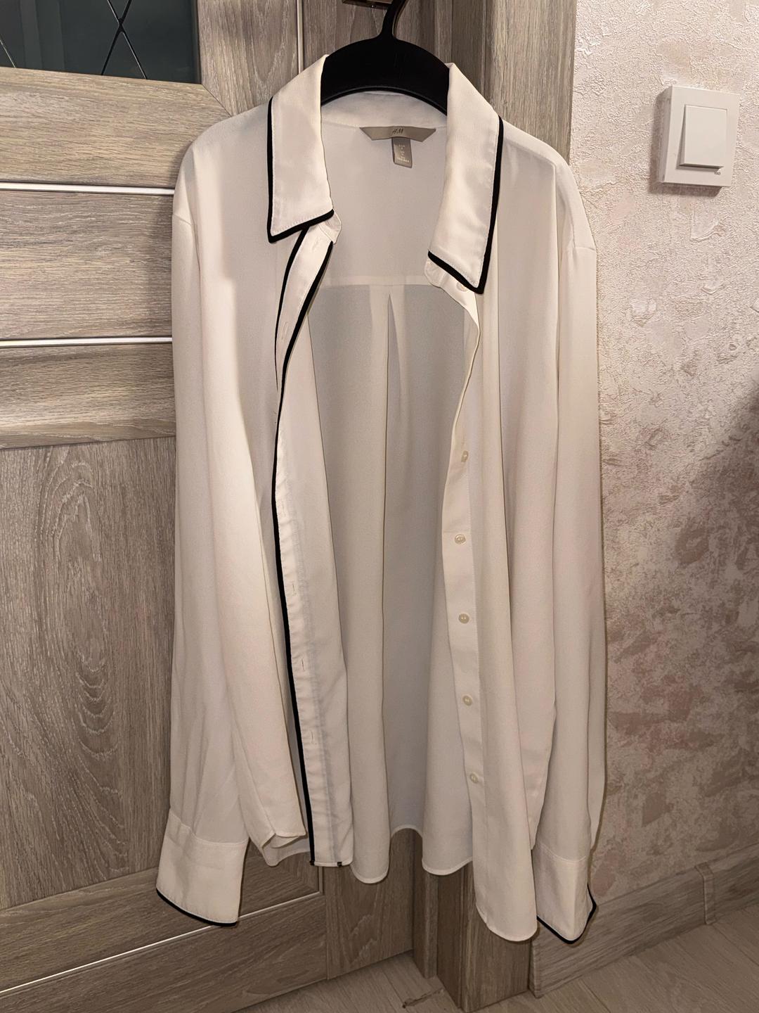 H&M Белая рубашка H&M — фото 2