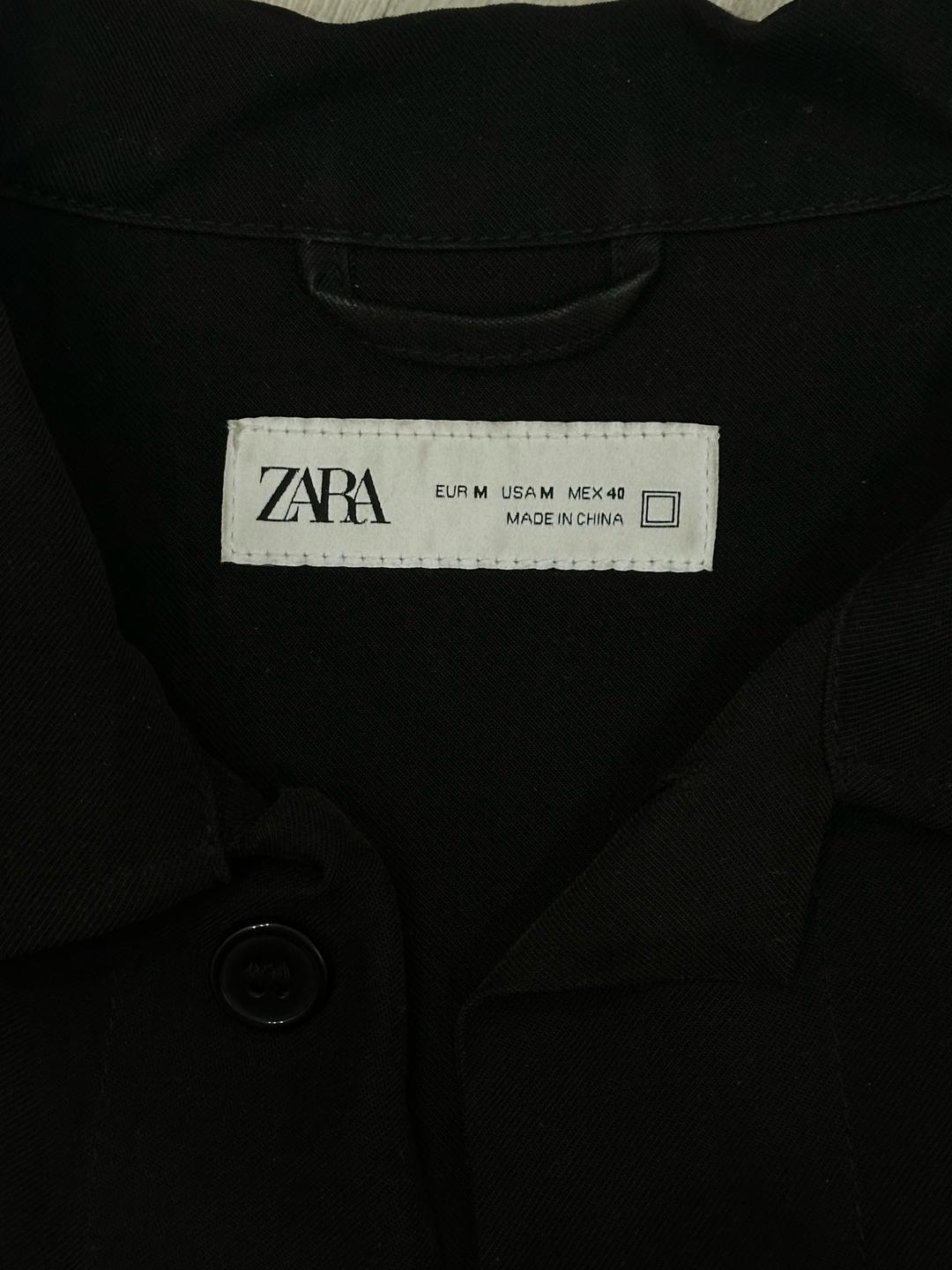 Zara Черная рубашка Zara — фото 2