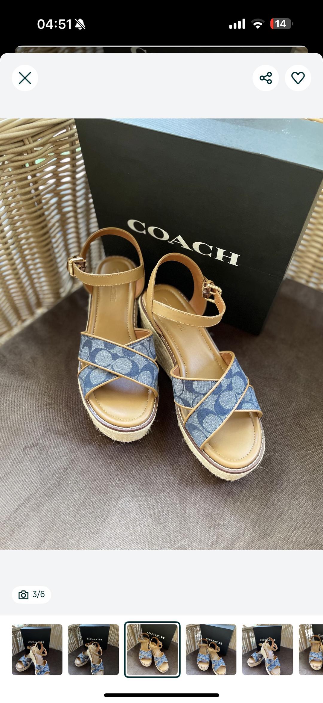 Coach Босоножки Coach Outlet — фото 2