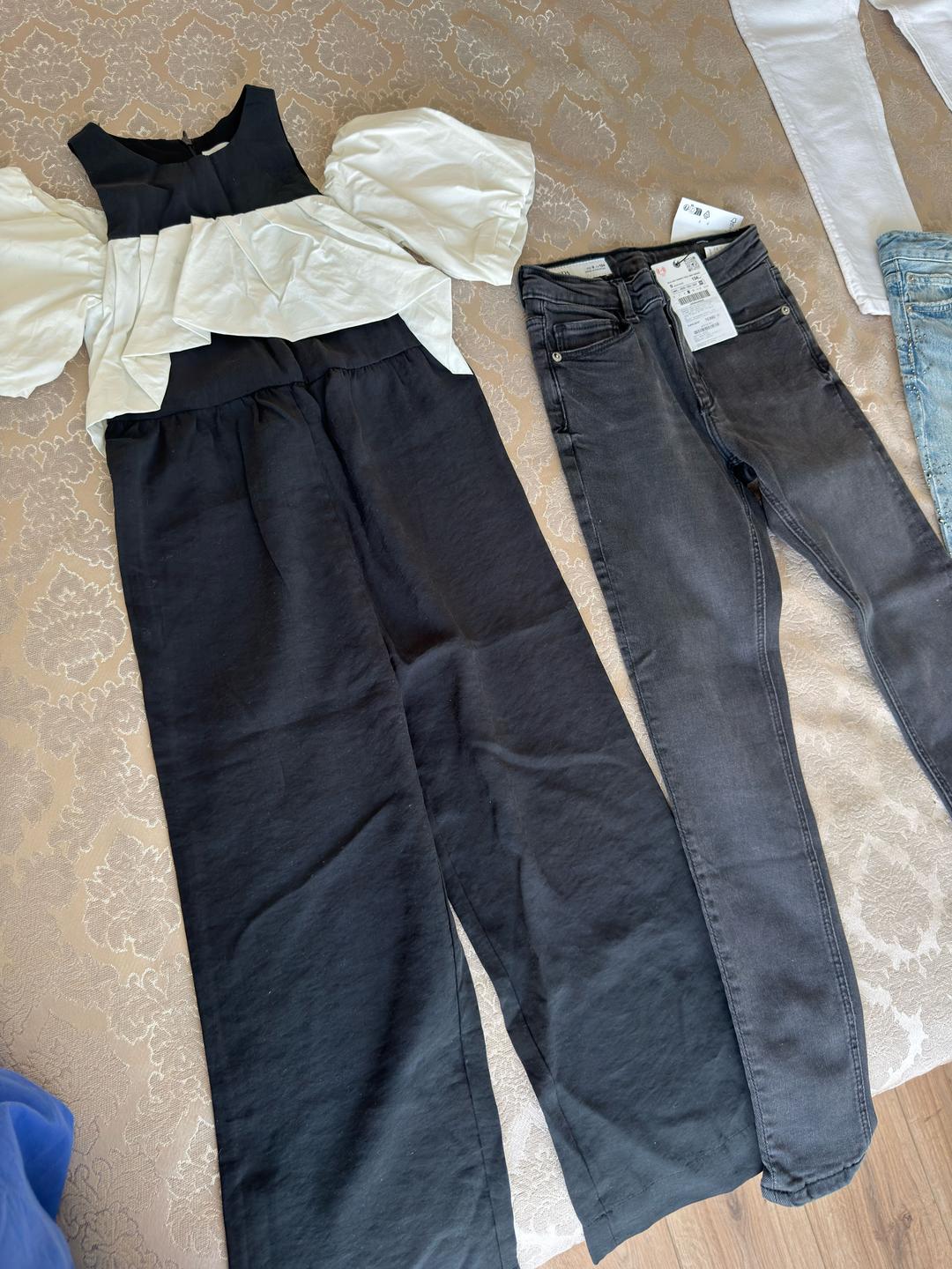 Zara Джинсы и комбинезон на девочку 7-8 лет. Zara — фото 2
