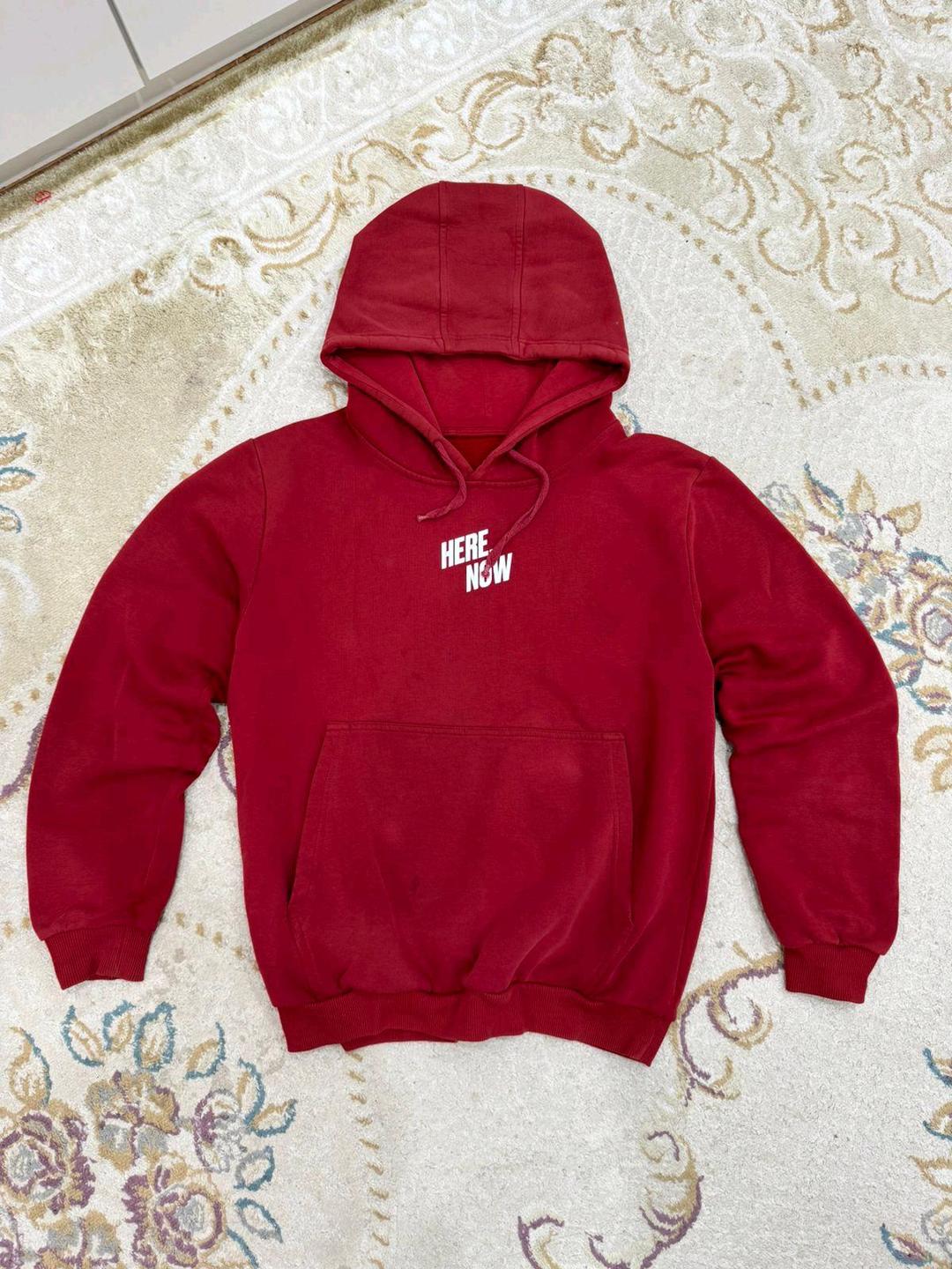 Нет бренда Худи красный unisex — фото 2
