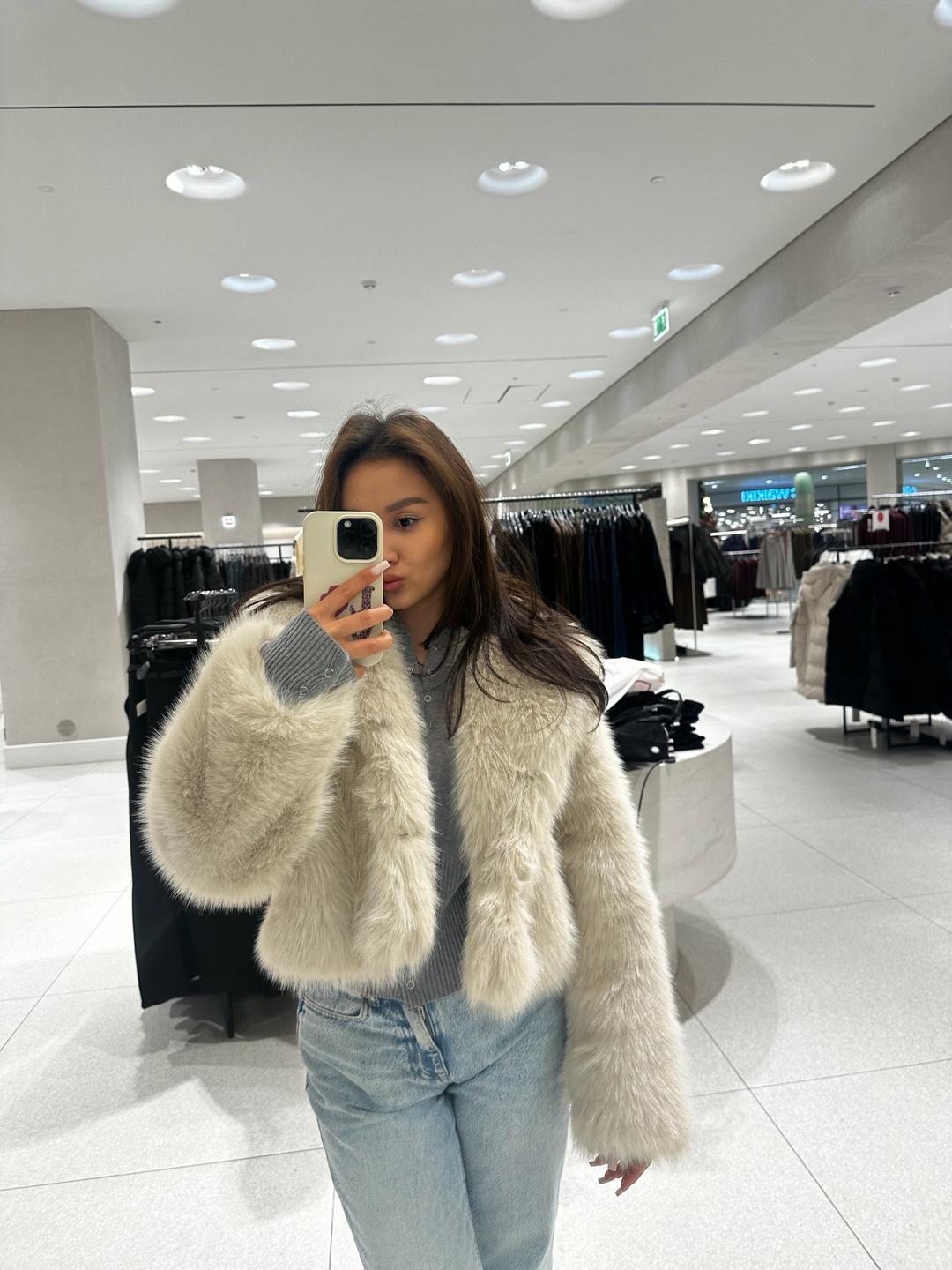 Zara шуба — фото 2