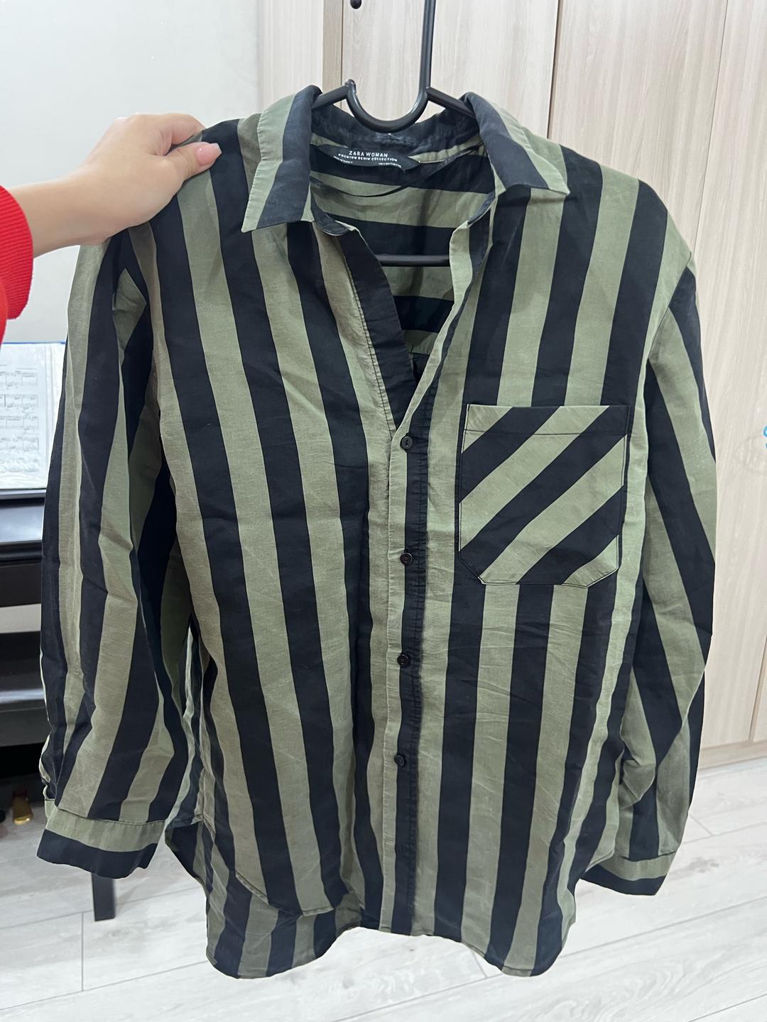 Zara Рубашка ZARA в полоску — фото 2