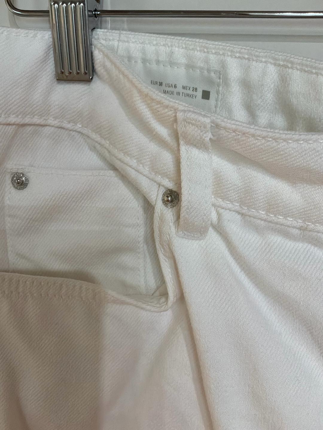 Zara Белые джинсы Zara — фото 2