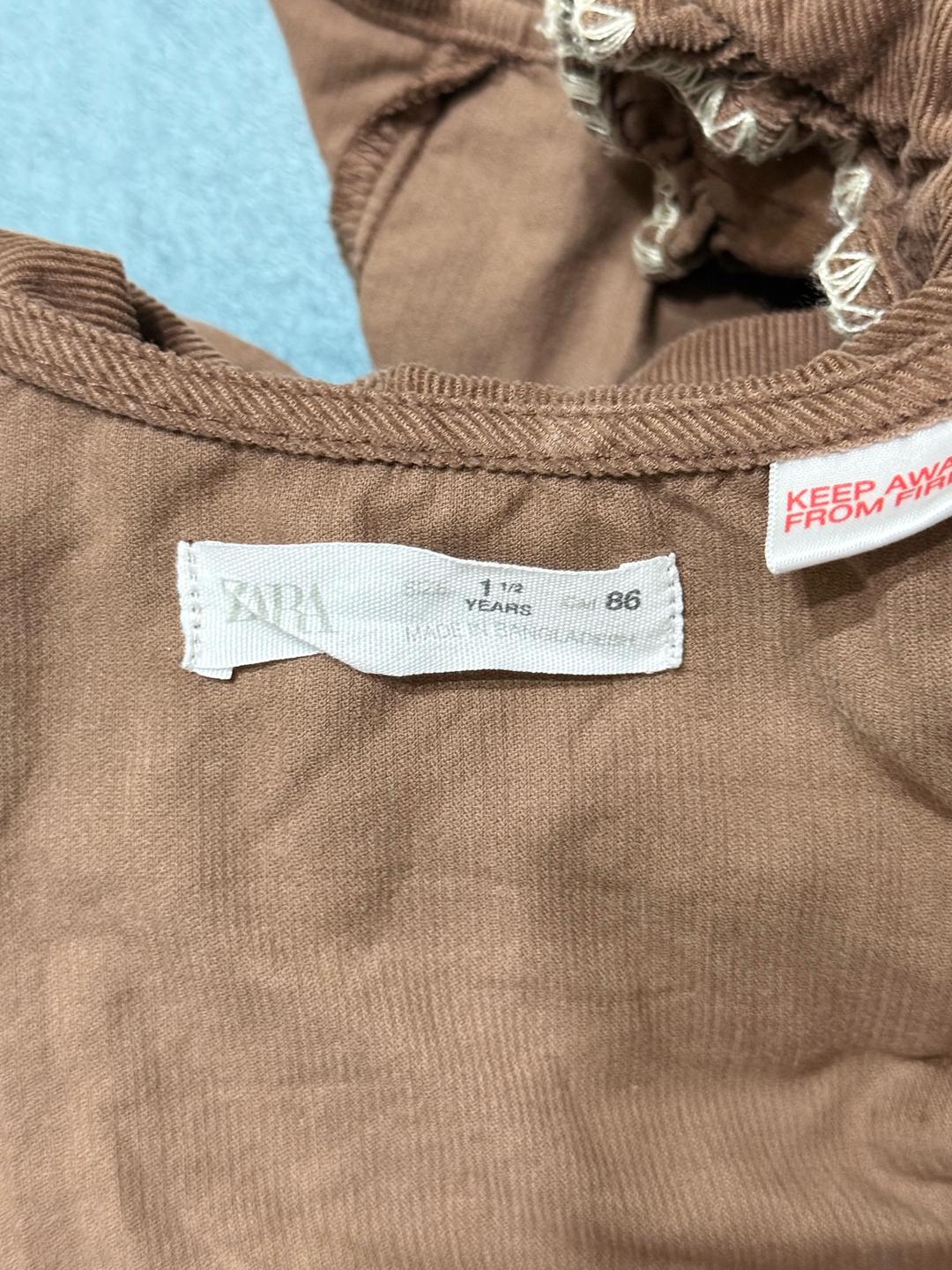 Zara Kids Продам платье Коричневое Zara — фото 2