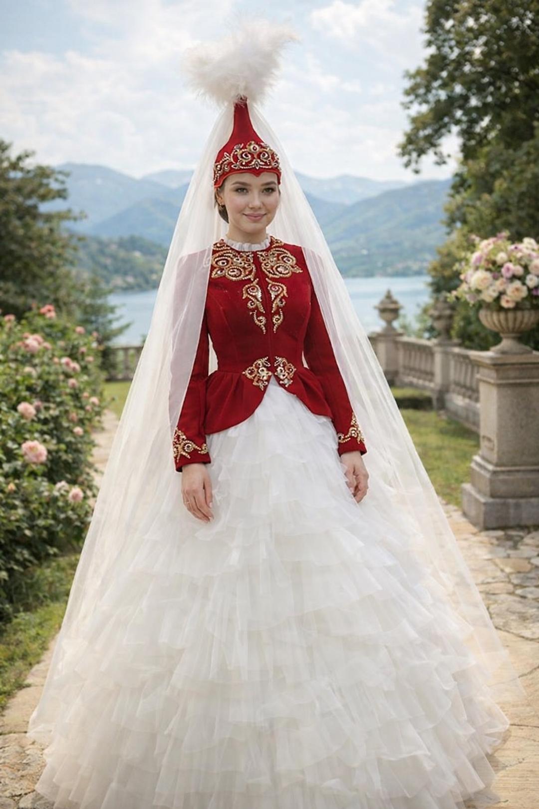 Нет бренда Казахское платье, платье на узату — фото 2