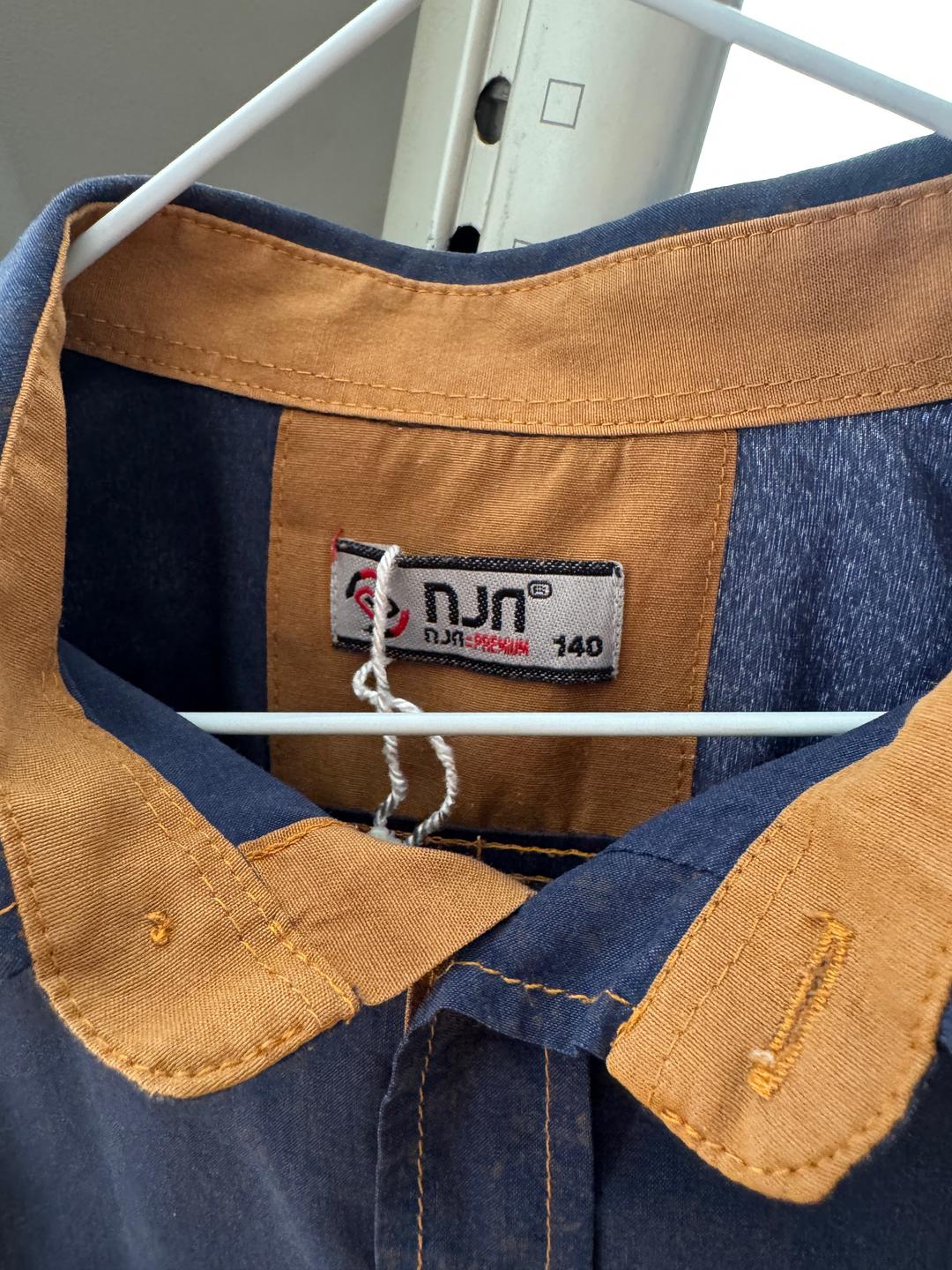 NJN Premium Темно-синяя рубашка NJN — фото 2
