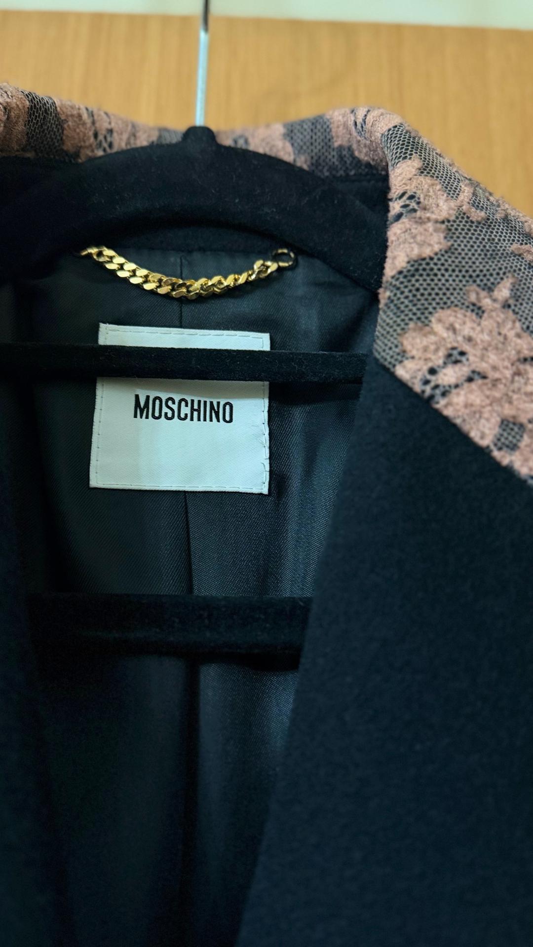 Moschino Пальто демисезонное, брендовое — фото 2
