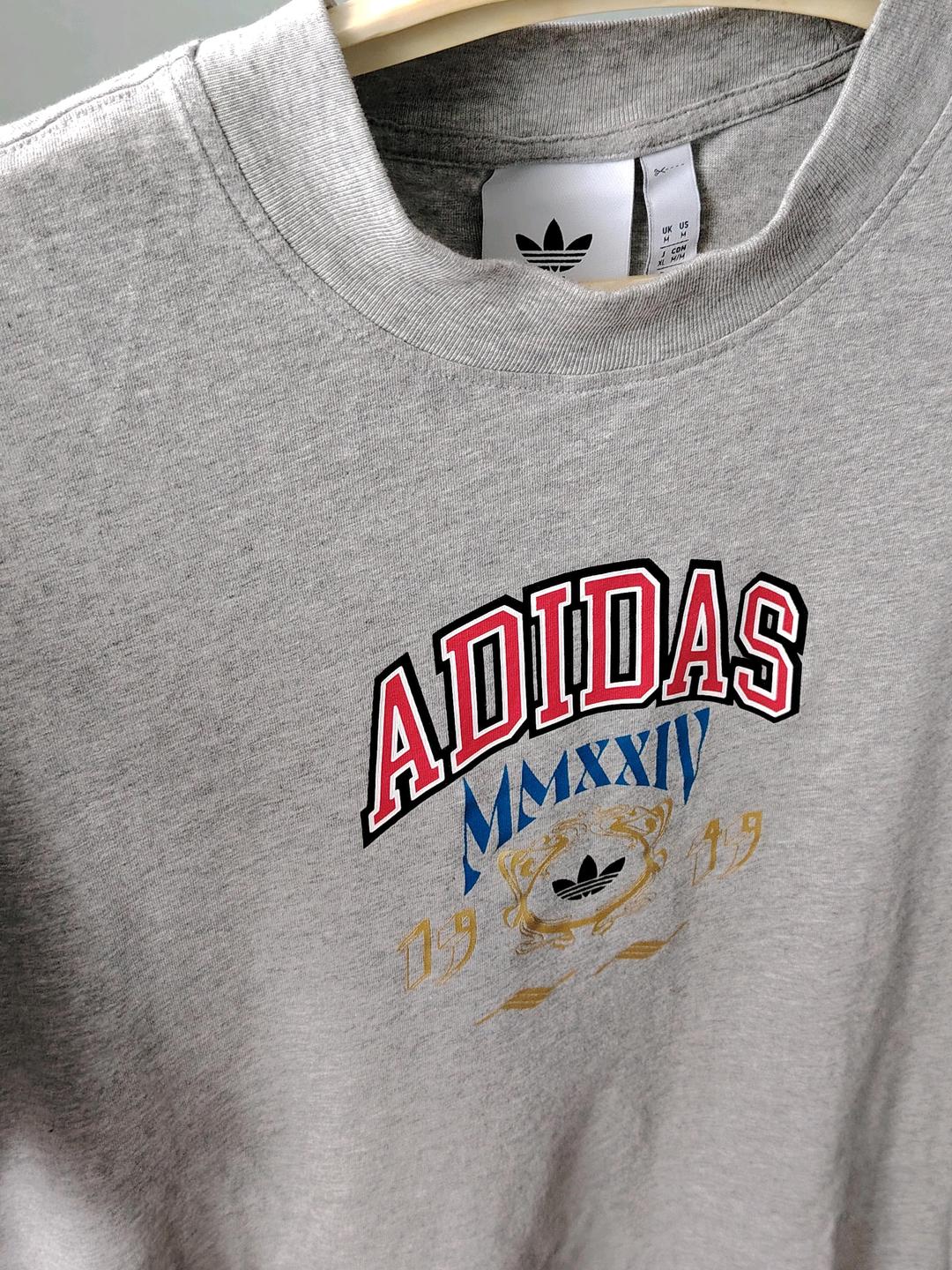 Adidas Серая футболка Adidas (M) — фото 2