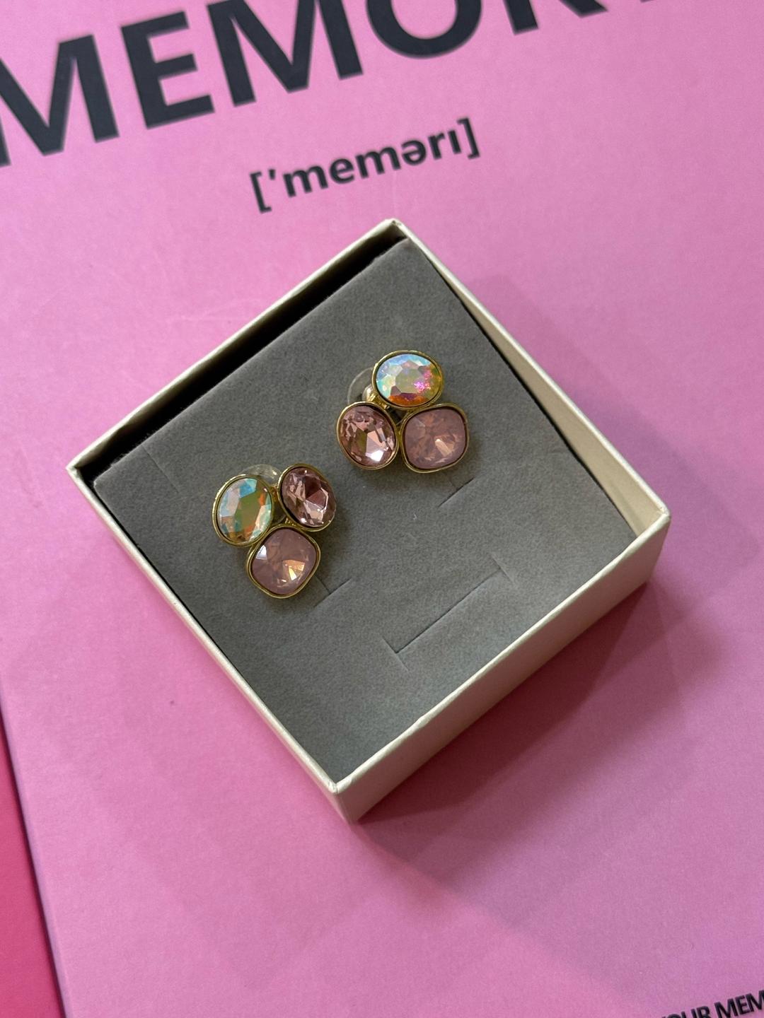 viennois Серьги бренда Viennois, в качестве luxЗастежка гвоздикНе темнеют не окисляются н — фото 2