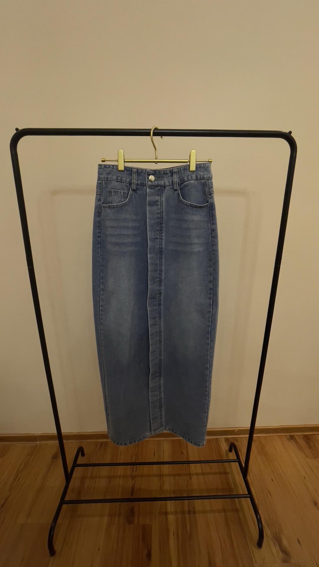 jeans Джинсовая юбка макси длины — фото 2