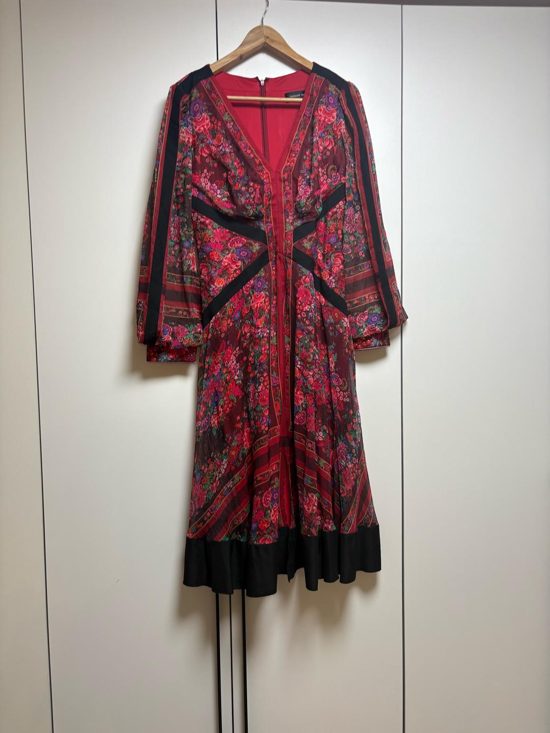 Tadashi Collection Платье с цветочным принтом в этническом стиле — фото 2