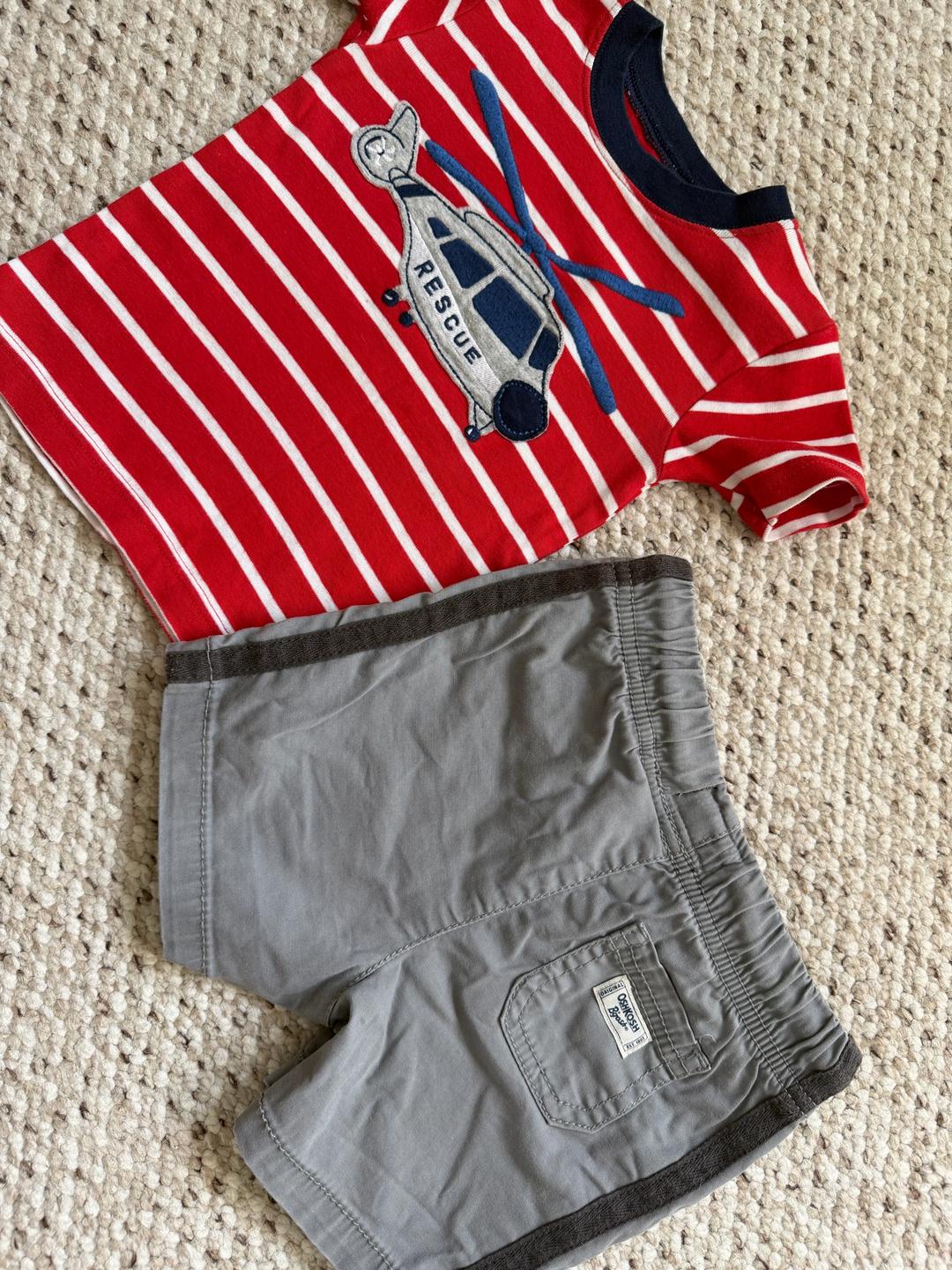 OshKosh B'gosh Шорты OshKosh B'gosh и футболка — фото 2