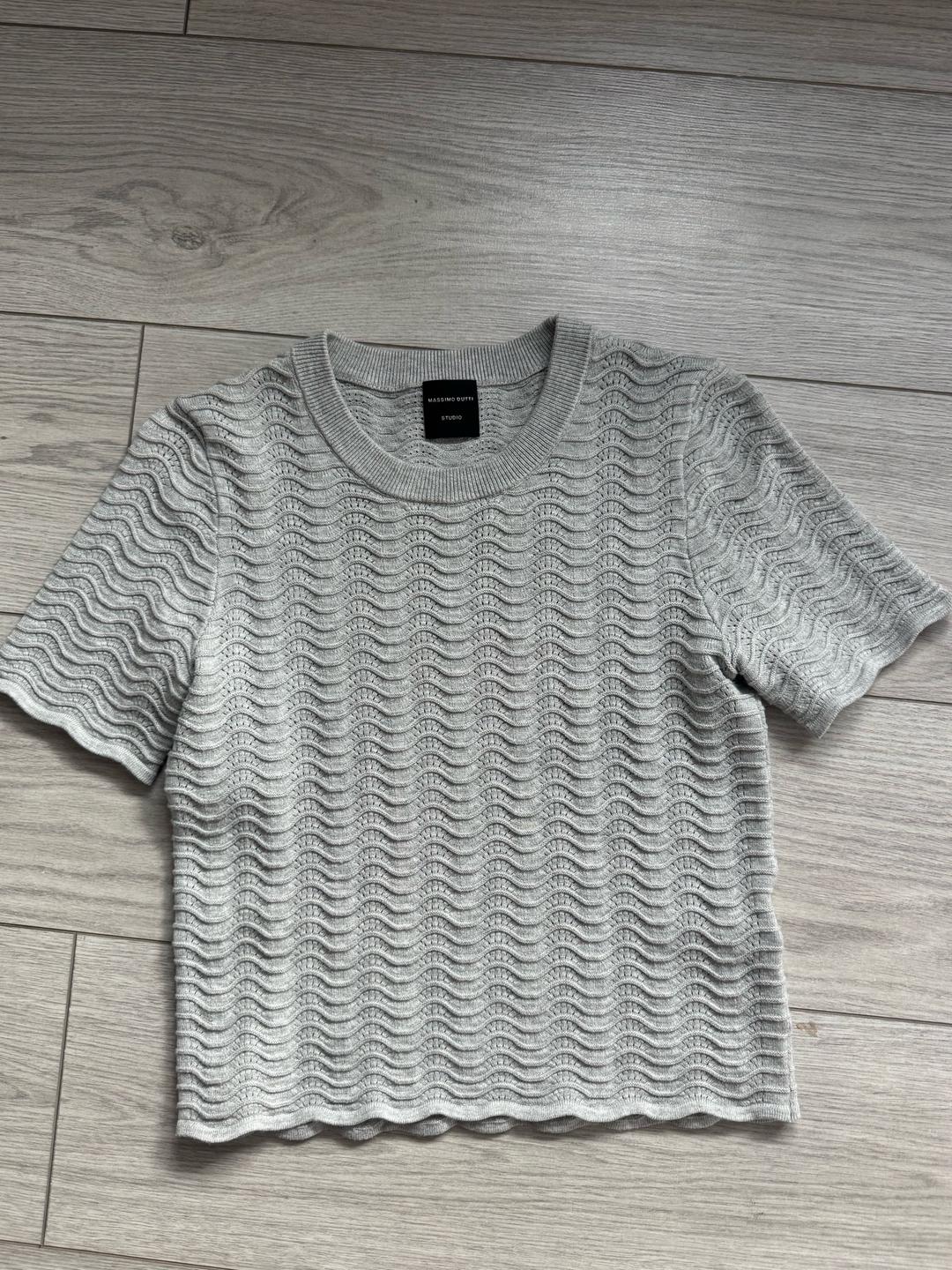Massimo Dutti Топ Massimo Dutti серая — фото 2