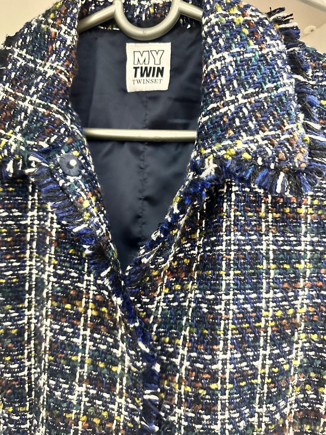 TwinSet Milano Твидовое пальто — фото 2