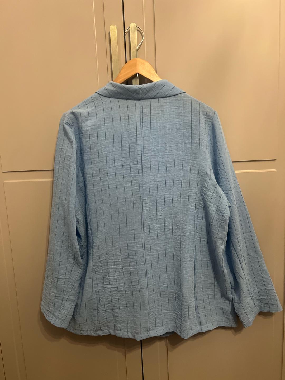 Нет бренда Летний костюм двойка с широкими брюками на размер 46-48 (L-XL) — фото 2