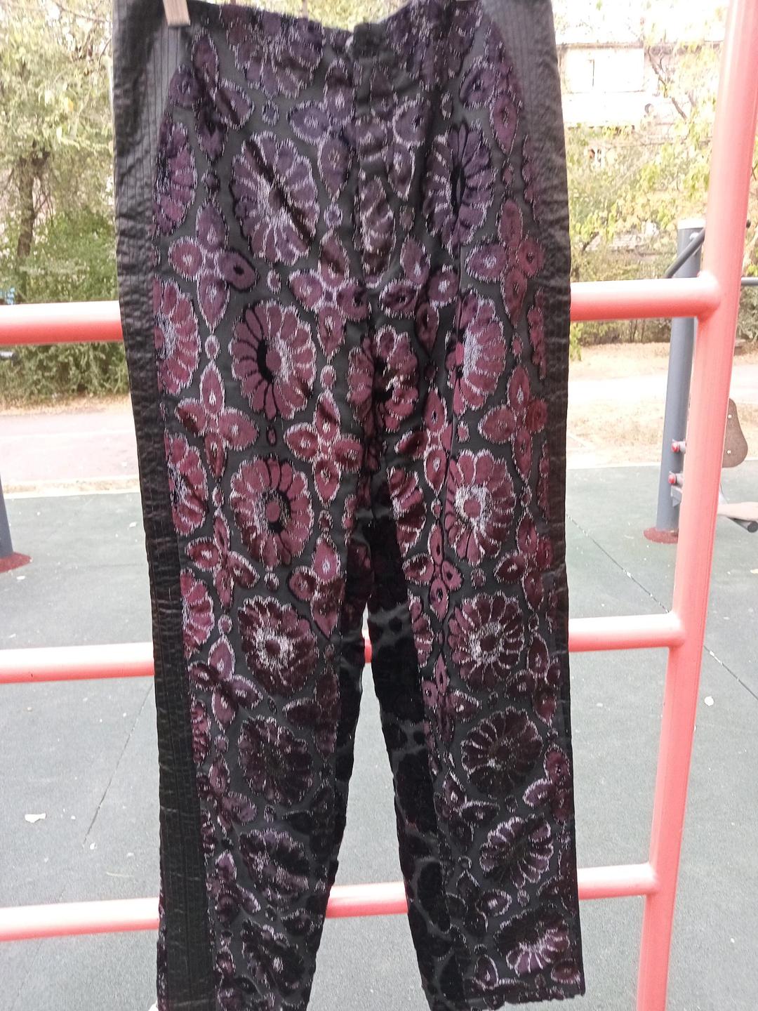 Винтаж Брюки из панбархата — фото 2