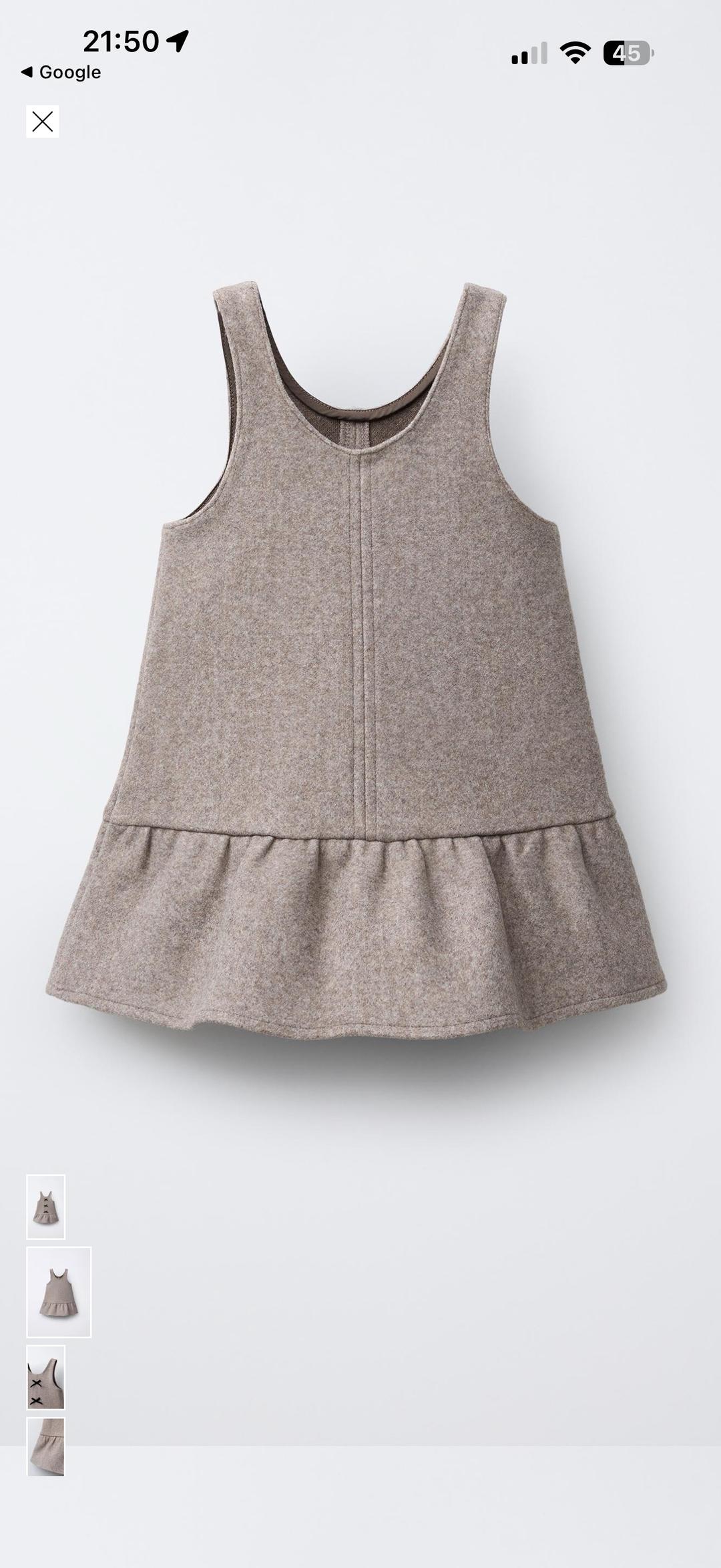 Zara Kids Сарафан с бархатными бантами — фото 2