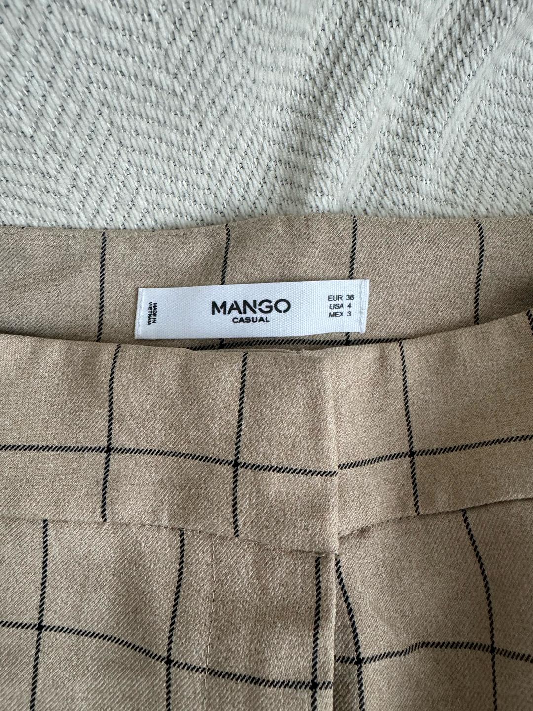 Mango Брюки Mango в клетку — фото 2