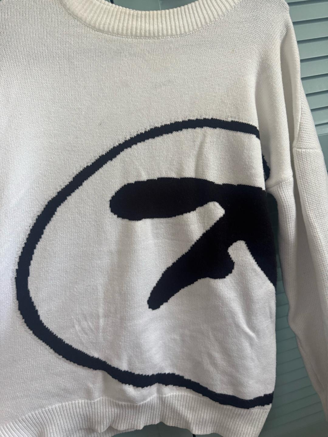 Aphex Twin Белый свитер Aphex Twin — фото 2