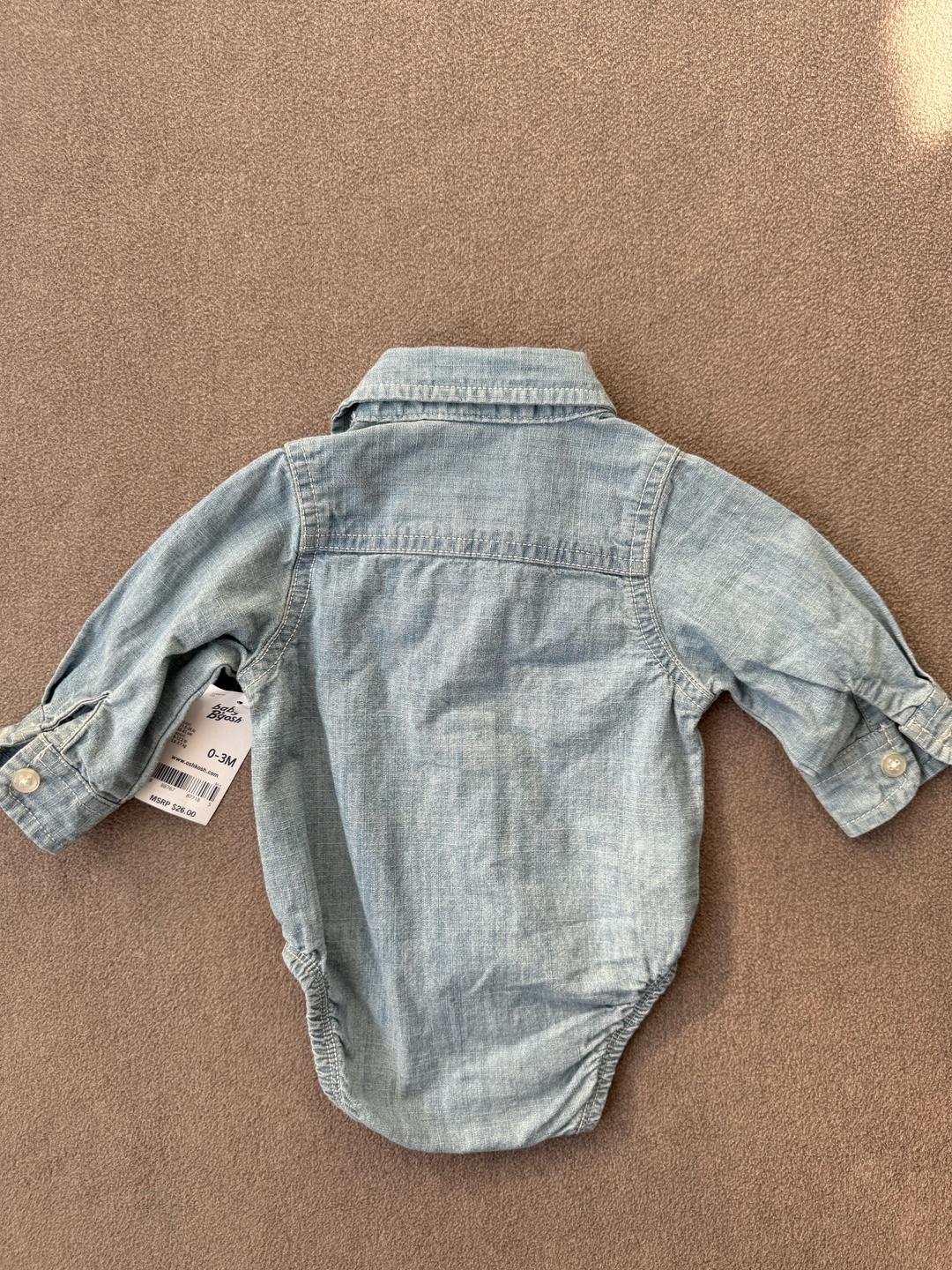 OshKosh B'gosh Рубашка боди — фото 2