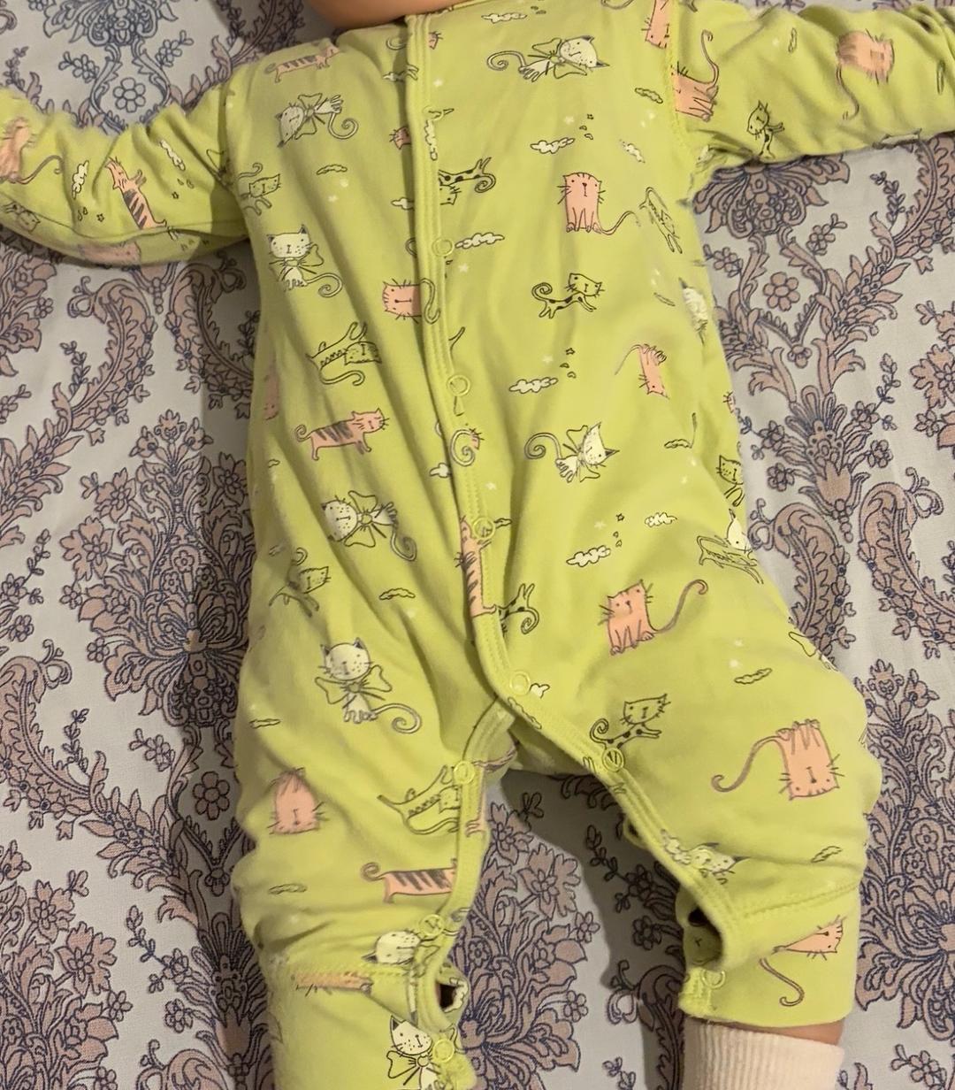 GAP Хлопковый комбинезон baby gap — фото 2