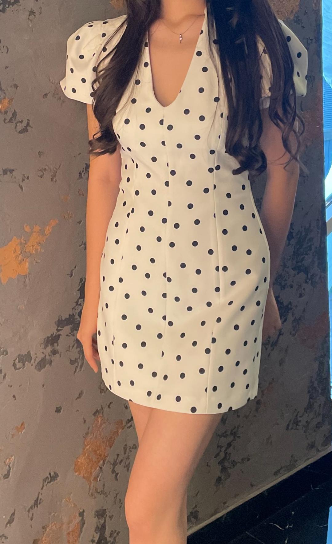 Zara Платье ZARA в горошек — фото 2