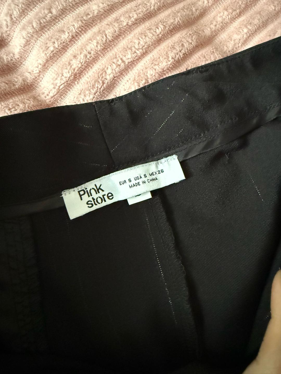 Pink store Черная классическая юбка — фото 2