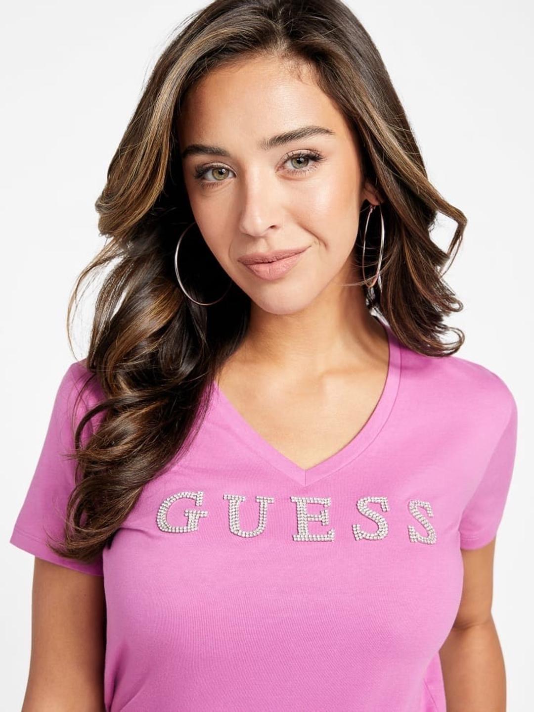 GUESS розовая футболка Guess новая — фото 2