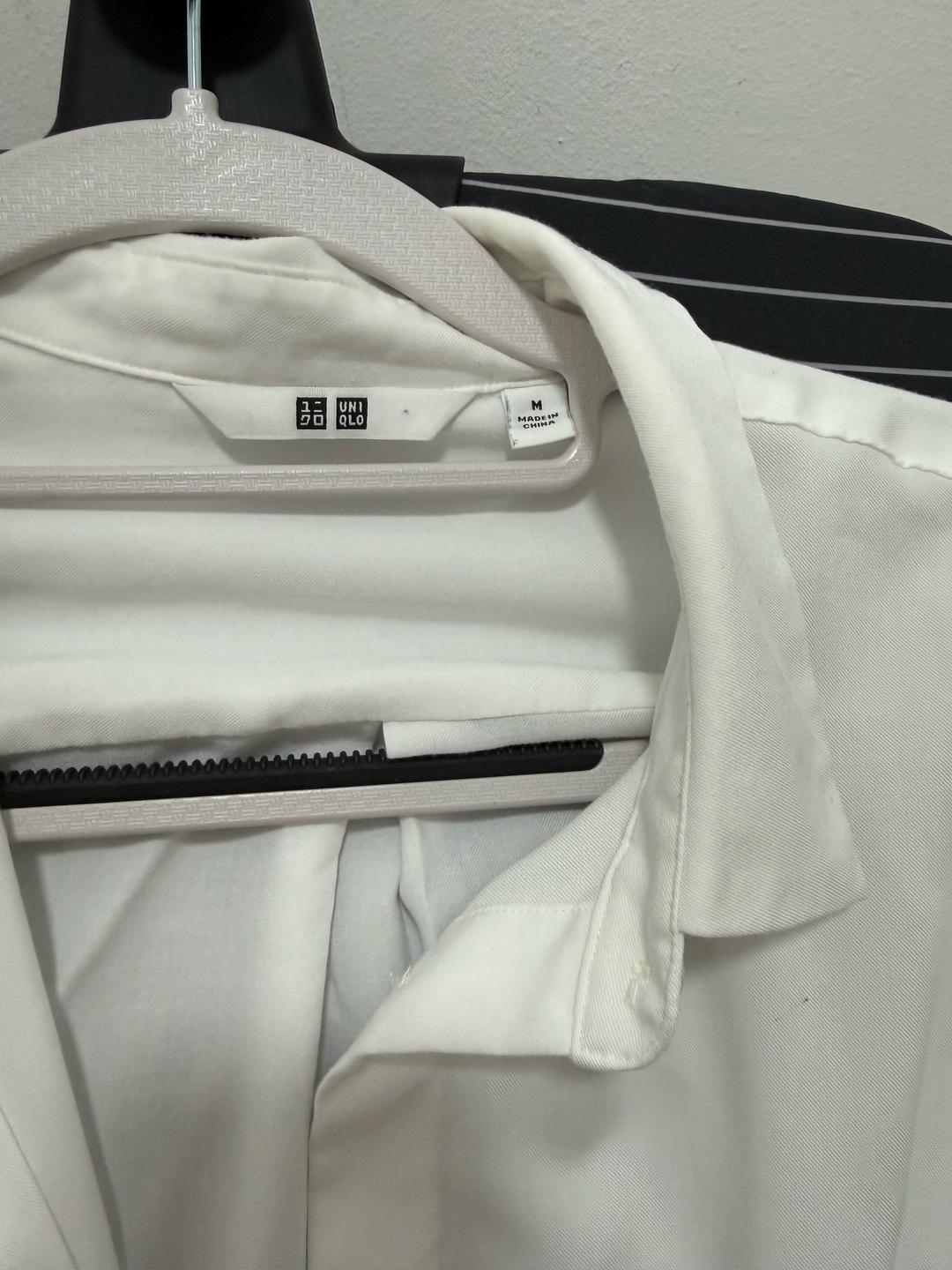 Uniqlo Белая блузка-рубашка UNIQLO — фото 2