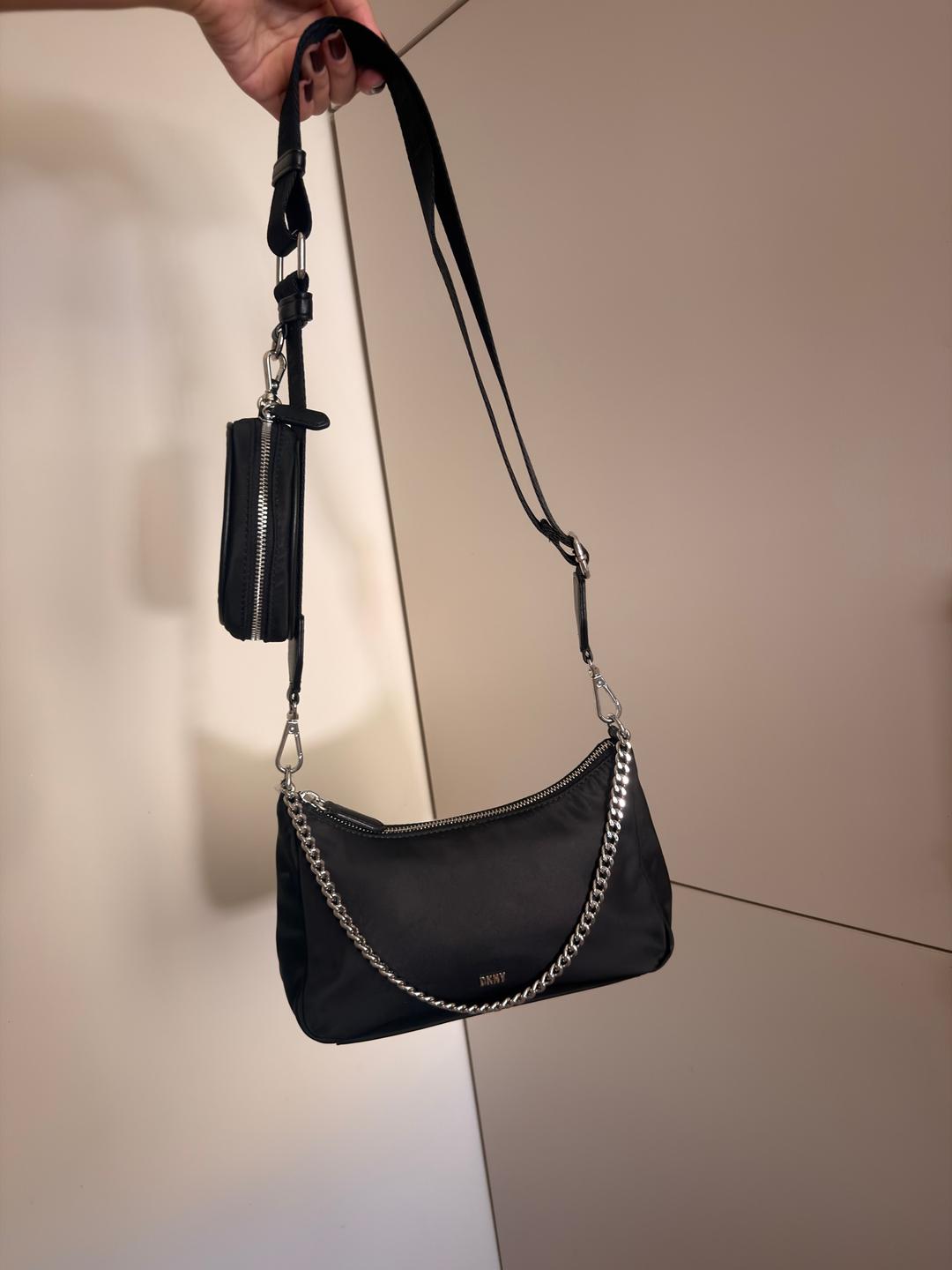 DKNY Сумка багет DKNY с цепочкой и съемным кошельком — фото 2