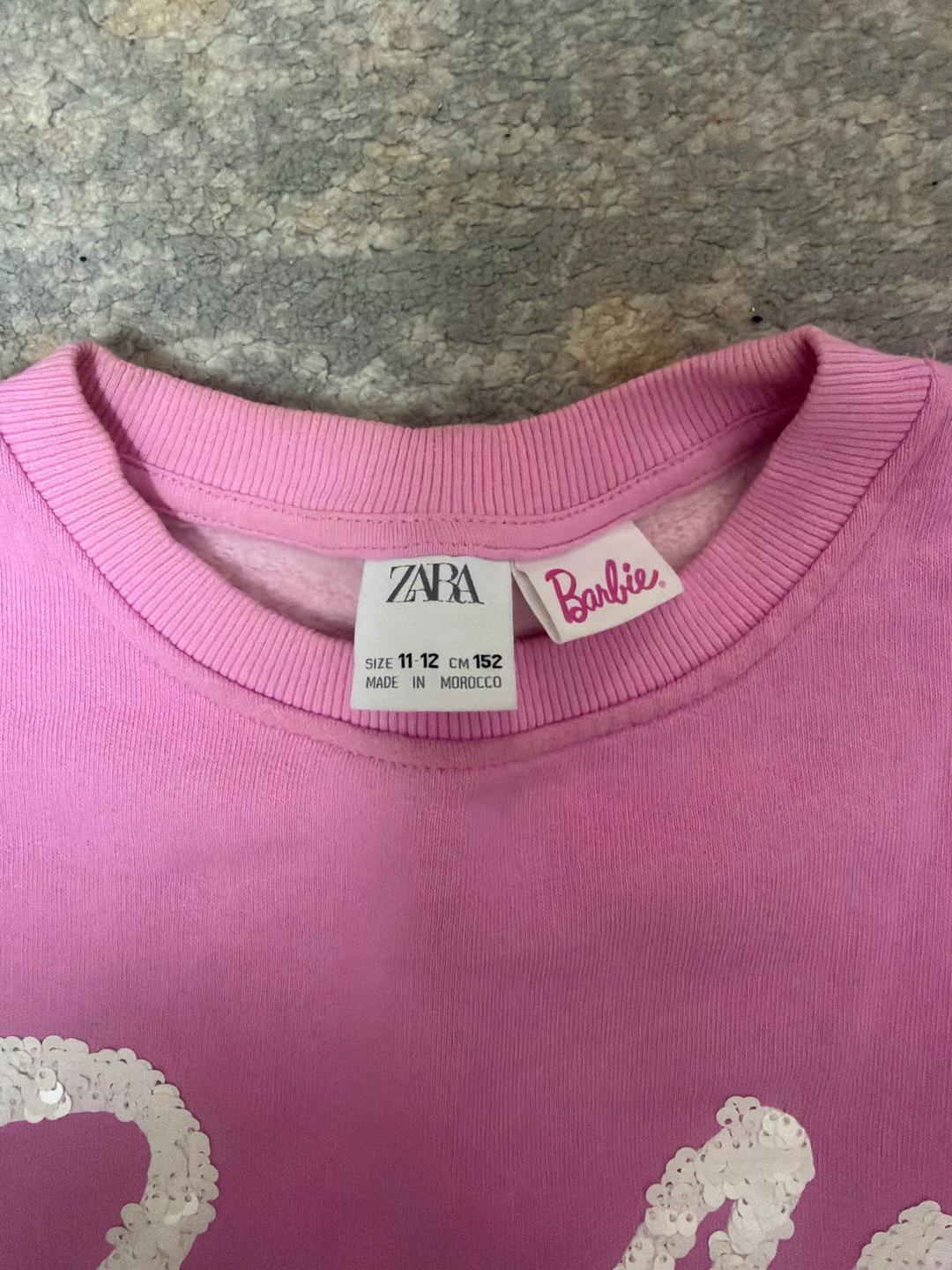 Zara свитшот Barbie Zara для девочки 11-12 лет 152 см — фото 2