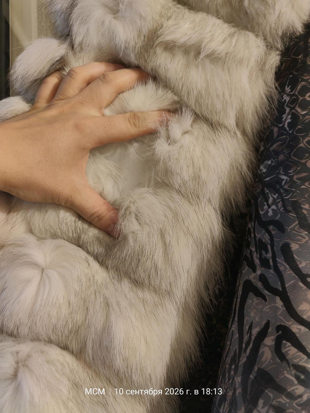 Снежная Королева Шуба белая норка — фото 2
