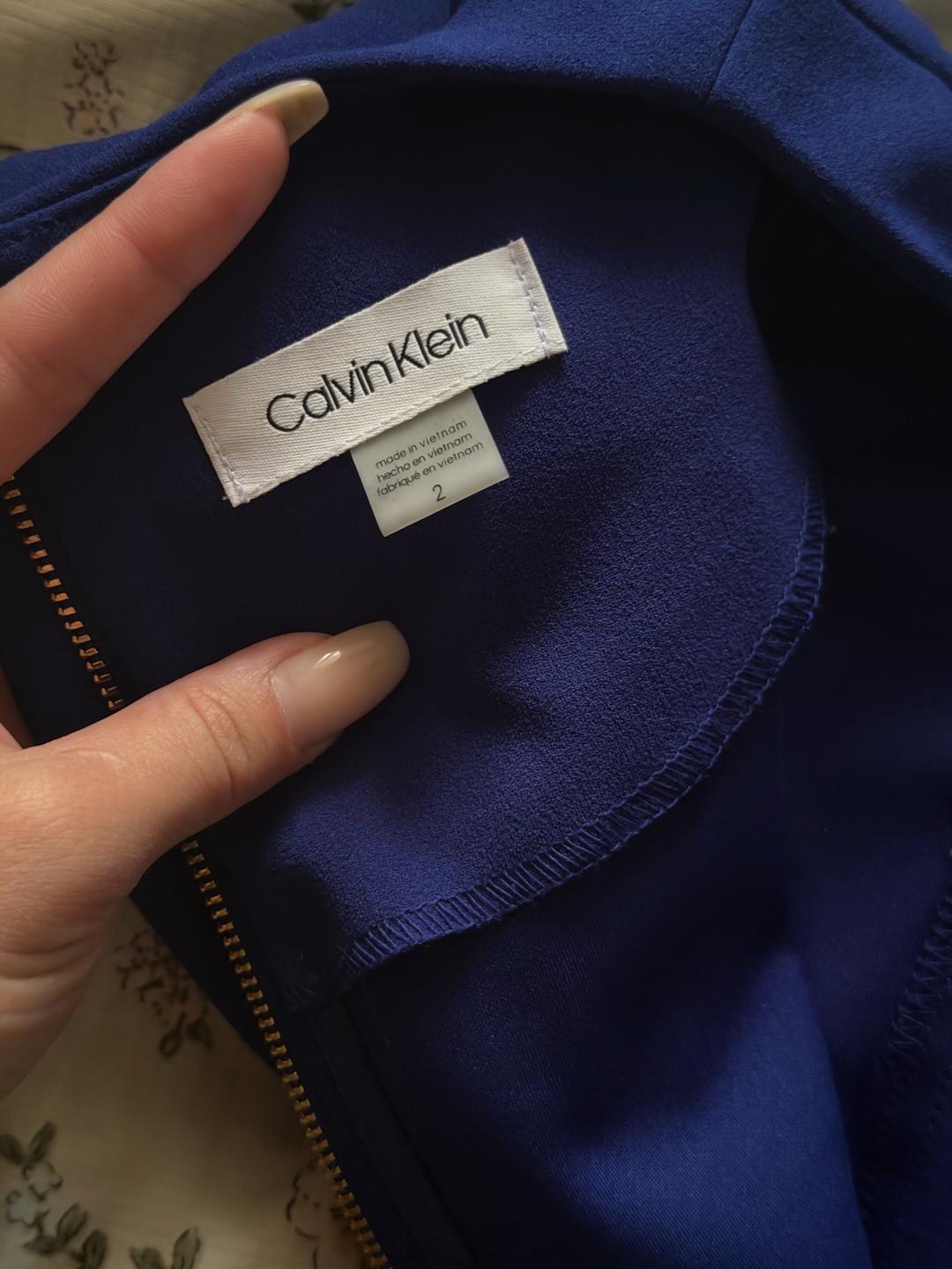 Calvin Klein Синее платье Calvin Klein — фото 2