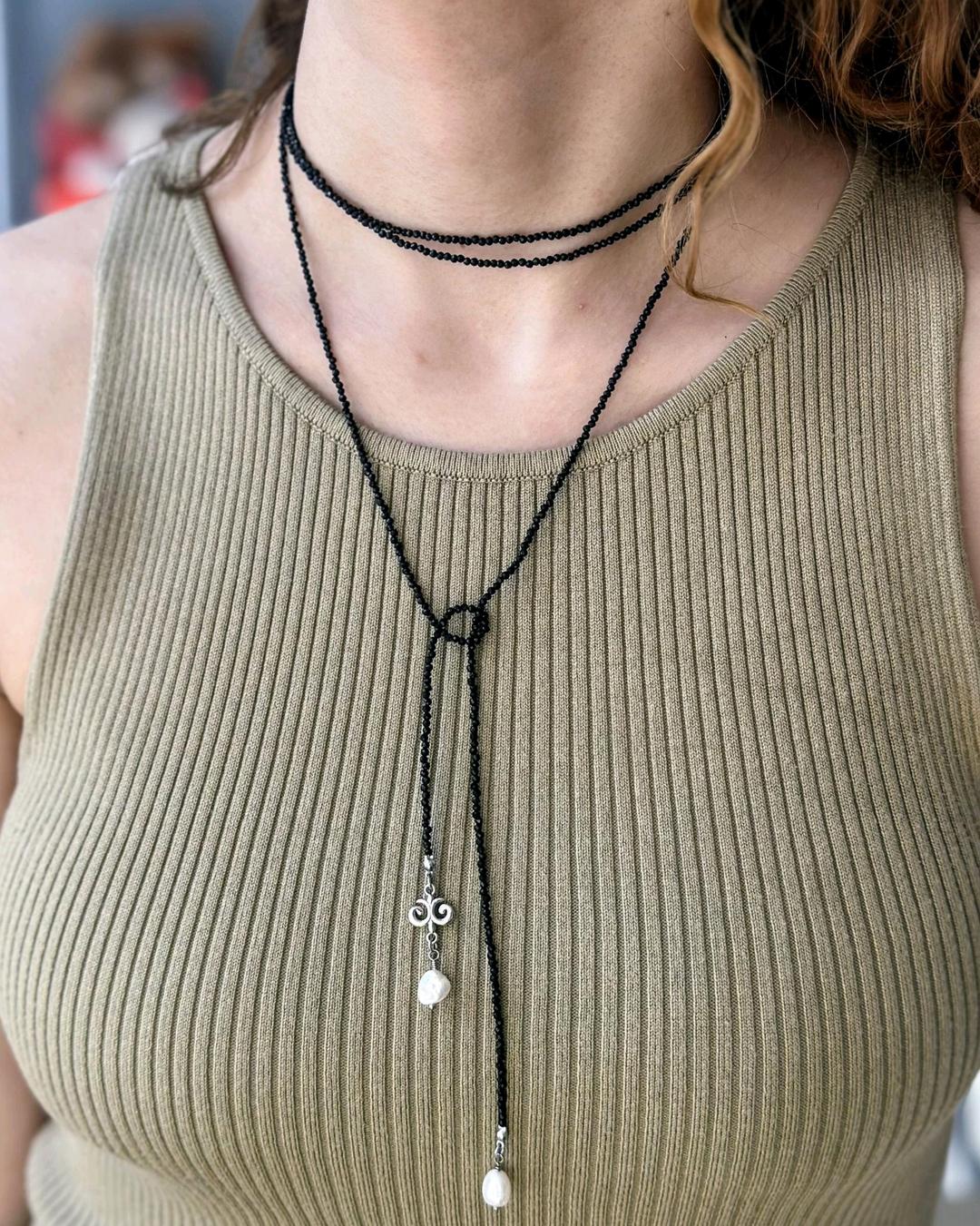 Handmade (ручная работа) Сотуар из натурального черного агата — фото 2
