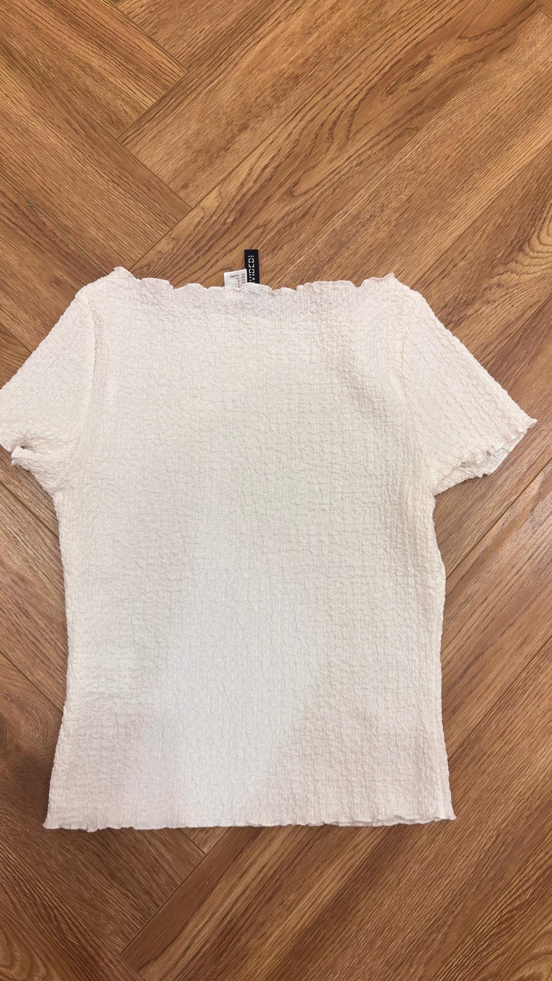 H&M Белая футболка H&M — фото 2