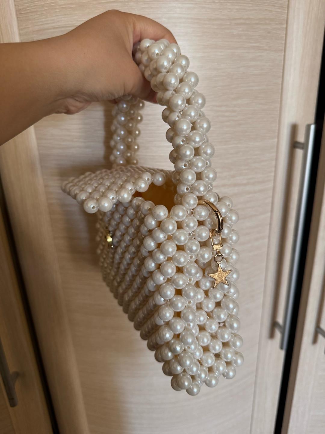 Нет бренда Жемчужная сумочка — фото 2