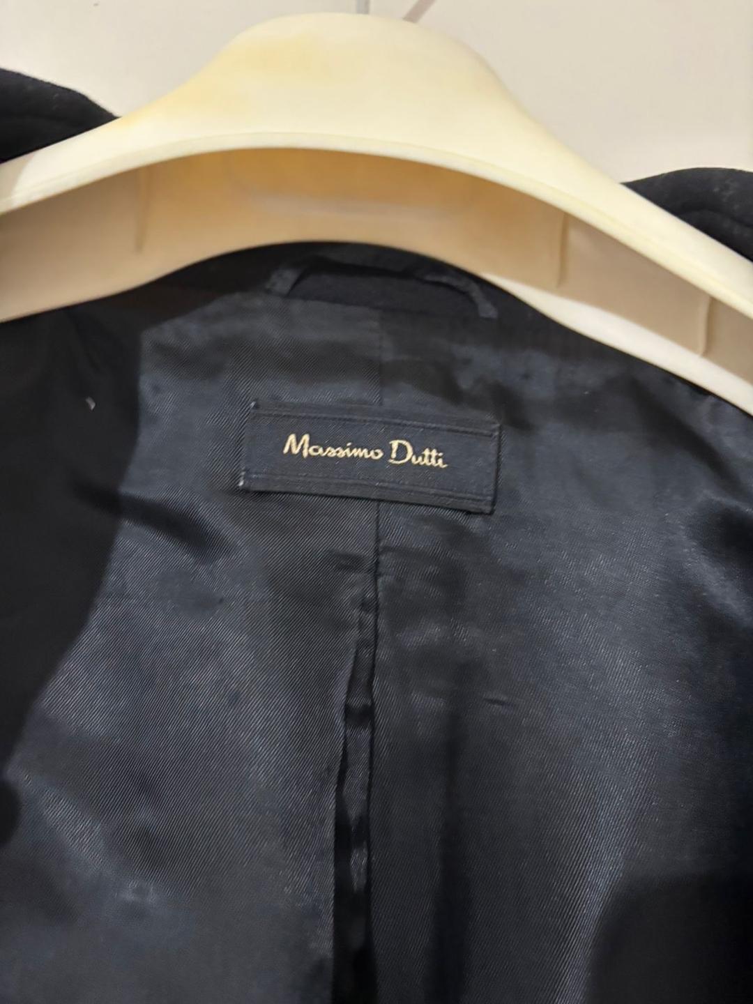 Massimo Dutti Чёрное пальто — фото 2