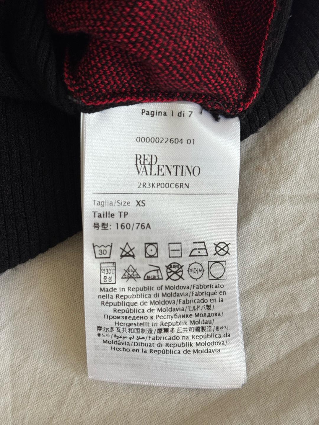 Valentino джемпер поло Valentino с принтом сердца — фото 2