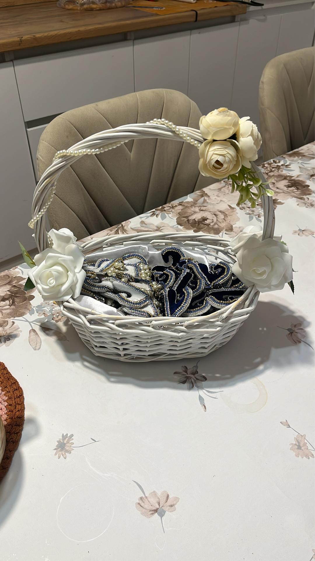 Handmade (ручная работа) Комплект брошей ручной работы в подарочной корзине — фото 2