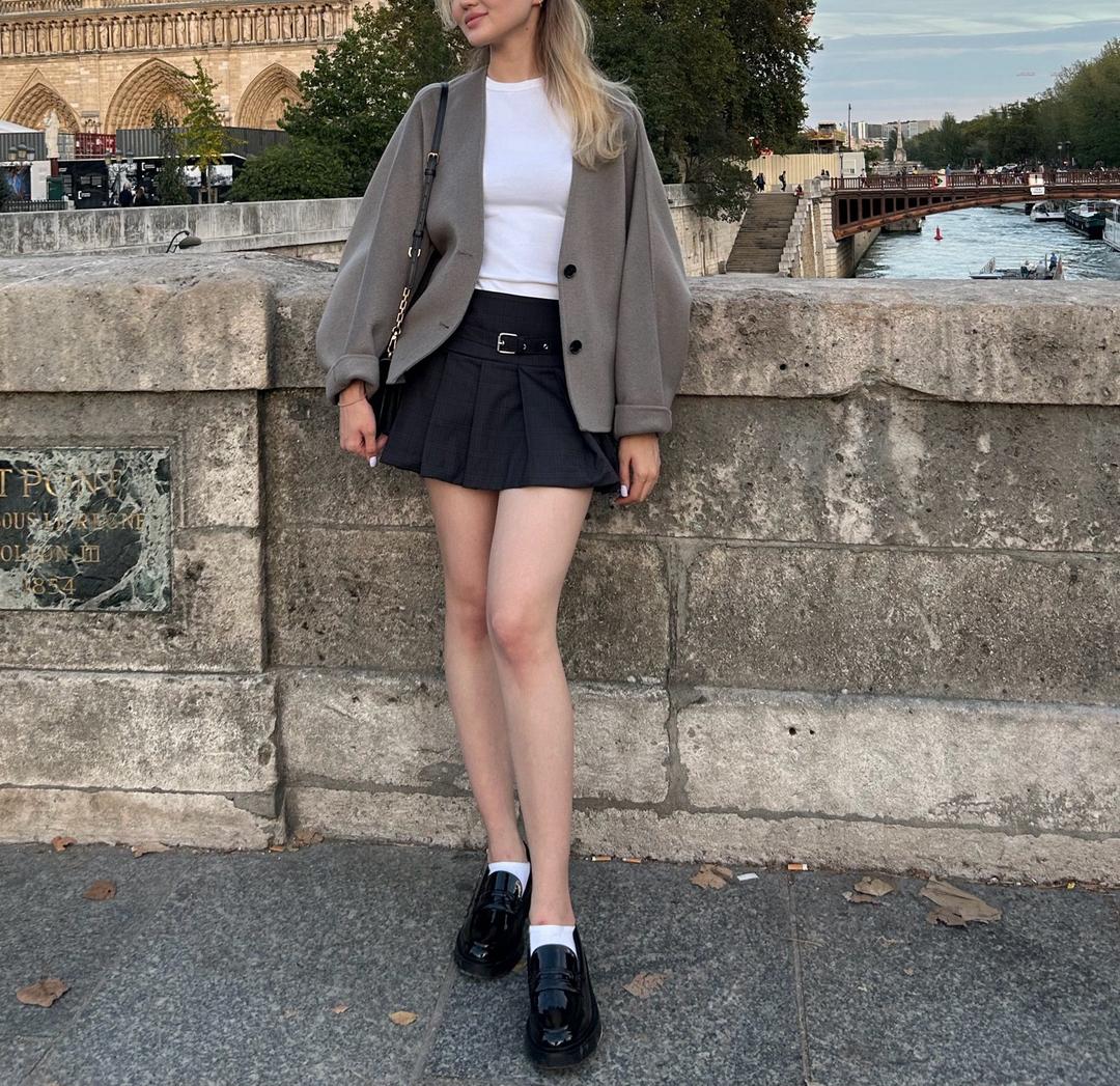 Zara Укороченное пальто Зара — фото 2